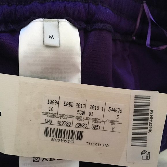 Gucci woman trousers size M Violet/Purple/Topaz v4 - Picture 7 of 7